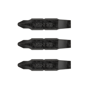 #1-#2 Phillips & 3/16 Flat Screwdriver Bits