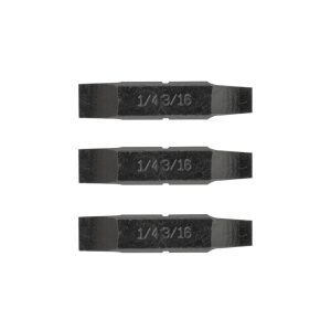 1/4 & 3/16 Flat Screwdriver Bits